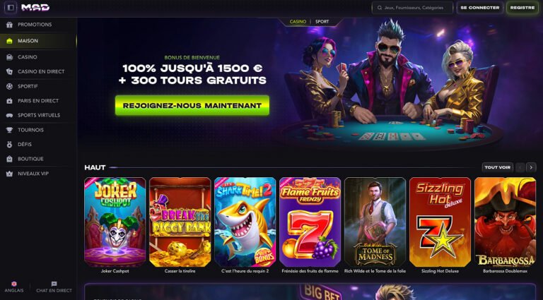 Explorez madcasino France Explorez madcasino France
